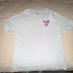 PALACE Gray T-Shirt with Black Logo